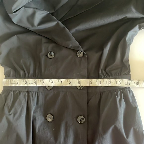 Anthropologie Maeve Black Short Sleeve Blazer Short Romper size M - Picture 10 of 12